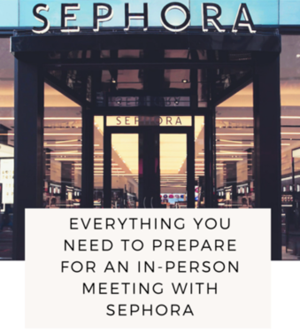 Meeting with sephora