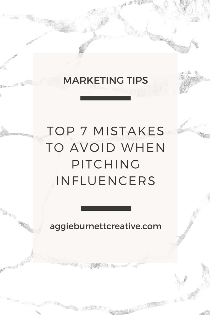 the top 7 mistakes to avoid when pitching influencers