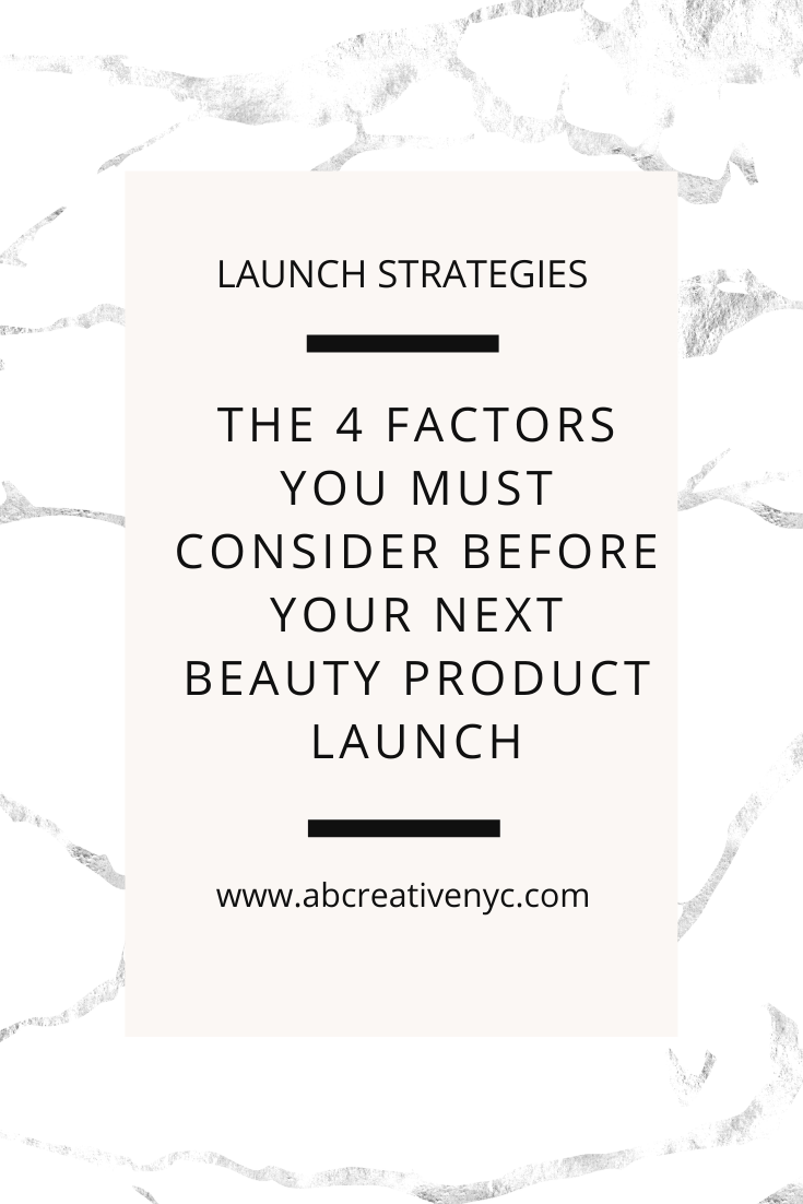 beauty product launch