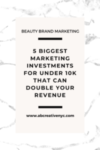 5 biggest marketing investments to double your revenue