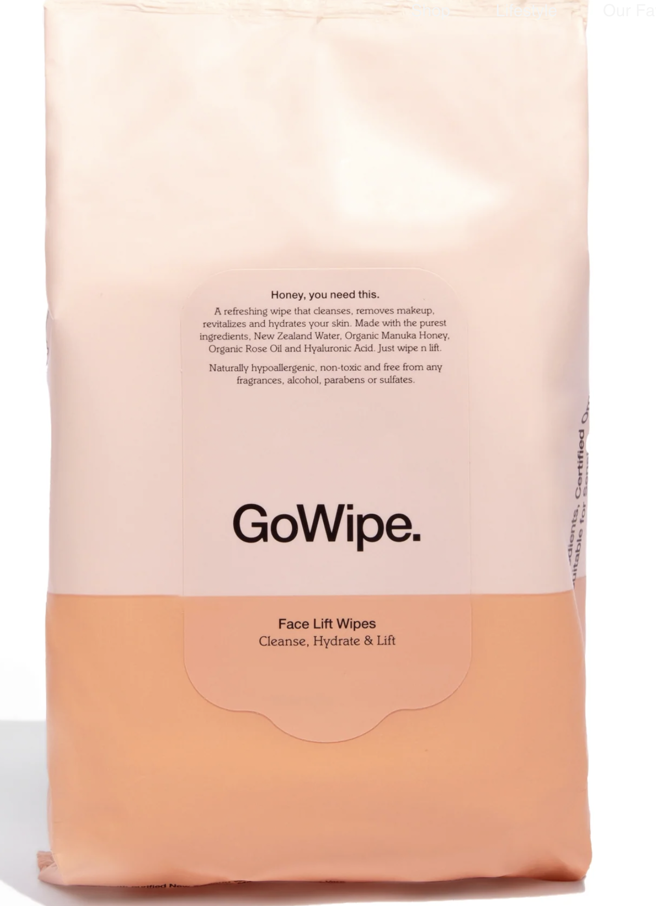 GoWipe Face Lift Wipes
