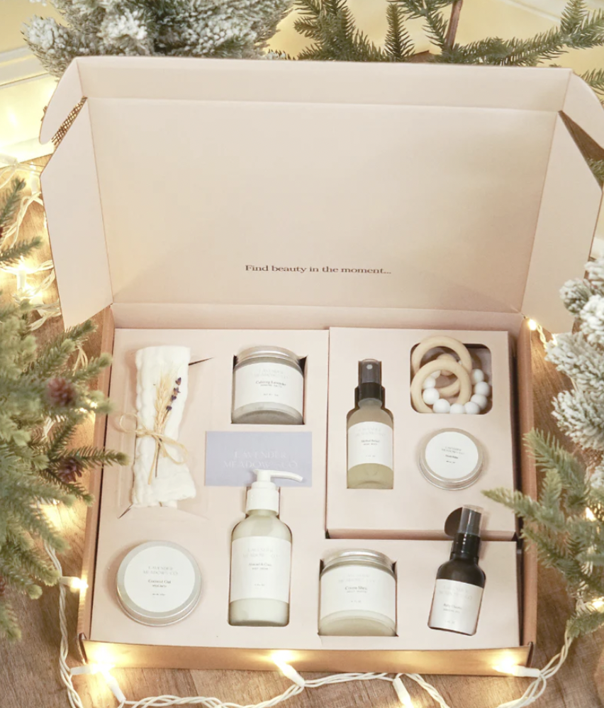 Lavender Meadows Co. Deluxe Postpartum Care Package